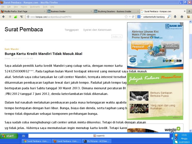Tampilan Firefox